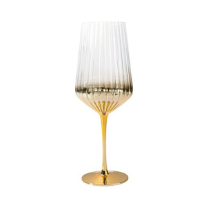 Elegant Gold - Red Wine Glass, 18 Oz