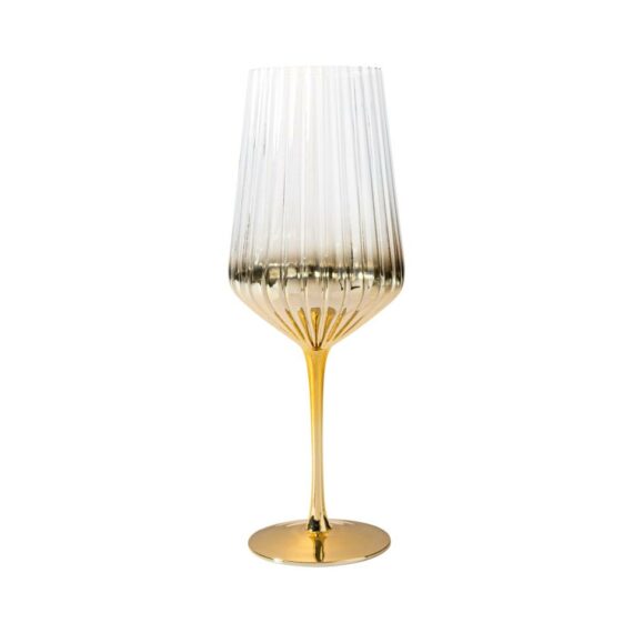 Elegant Gold - Red Wine Glass, 18 Oz