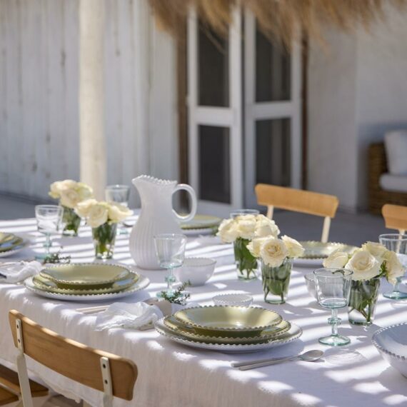 Pearl - Lily Green Plates