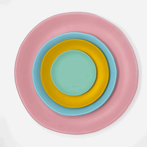 Rainbow Plates