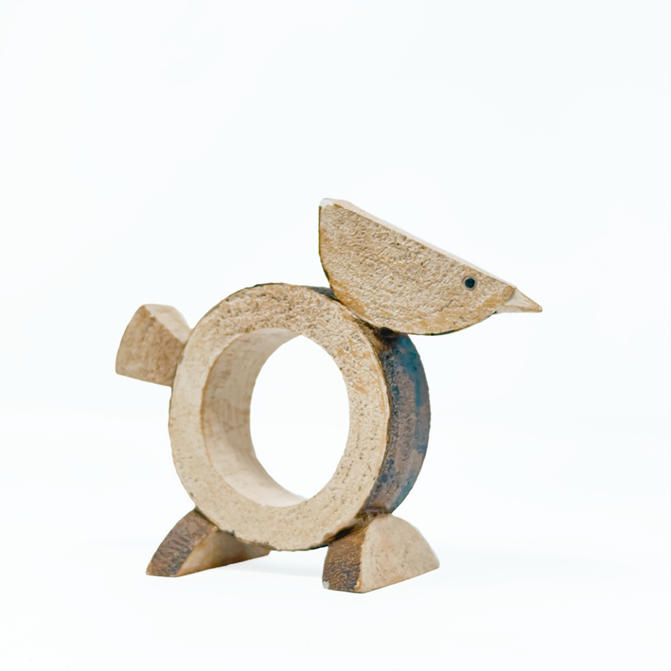 Wood Animal Napkin Ring