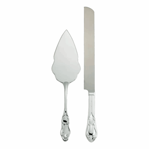 Nickel Plated Cake Serving Set