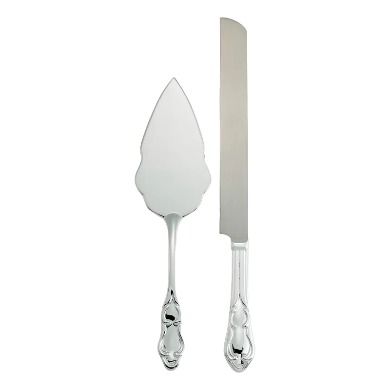 Nickel Plated Cake Serving Set