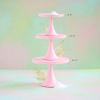 Pink Cake Stands set of 3