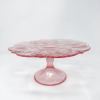 Pink Glass Stands Set
