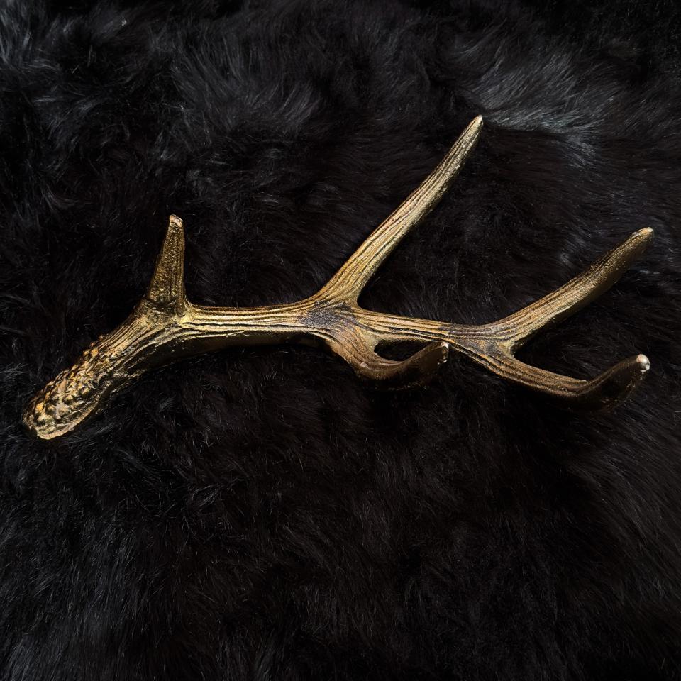 Gold Metal Antler