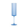 Malibu Blue - Ribbed Champagne Glass - 7 oz