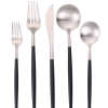 Vera - Matte Black Silver Set Of 5