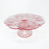 Pink Glass Stands Set