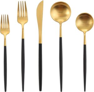 Matte Black Gold – Vera Set Of 5
