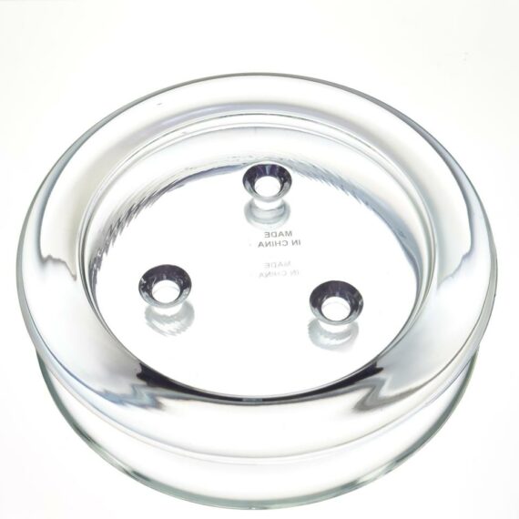 Eastland Glass Pillar Plate Round 4”