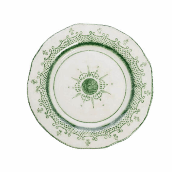 Burano Green Plates