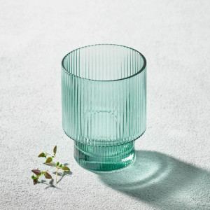 MalibuGreen-RibbedRocksGlass-11ozjpeg