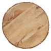Bark Edge Wood Charger 13”