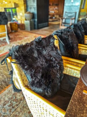 Black Faux Fur Fabric