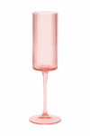 Malibu Blush - Ribbed Champagne Glass - 7 oz