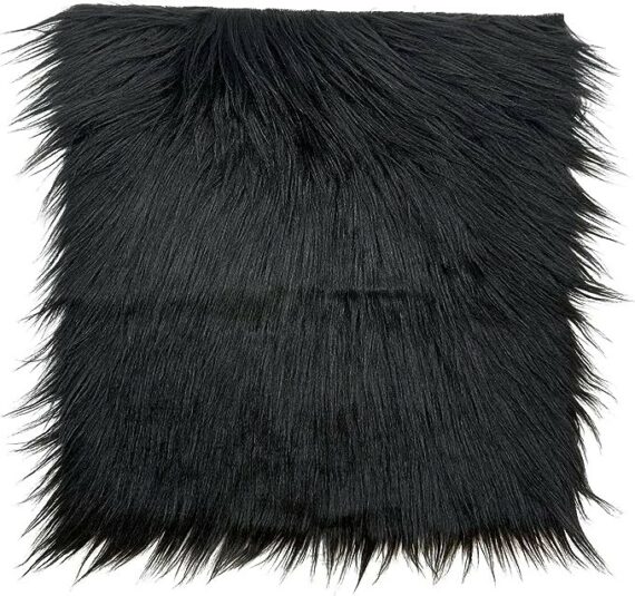 Black Faux Fur Fabric