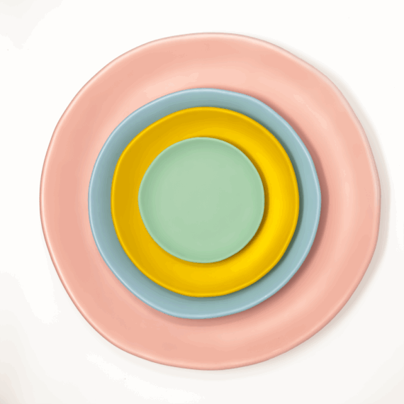 Rainbow Plates