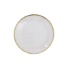 Clear Gold Rim Bread Plate 6”