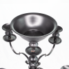 Candle Holder Black Plate