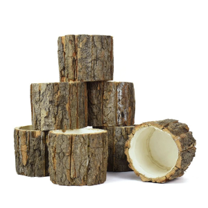 TreeBarkWoodenVasepng