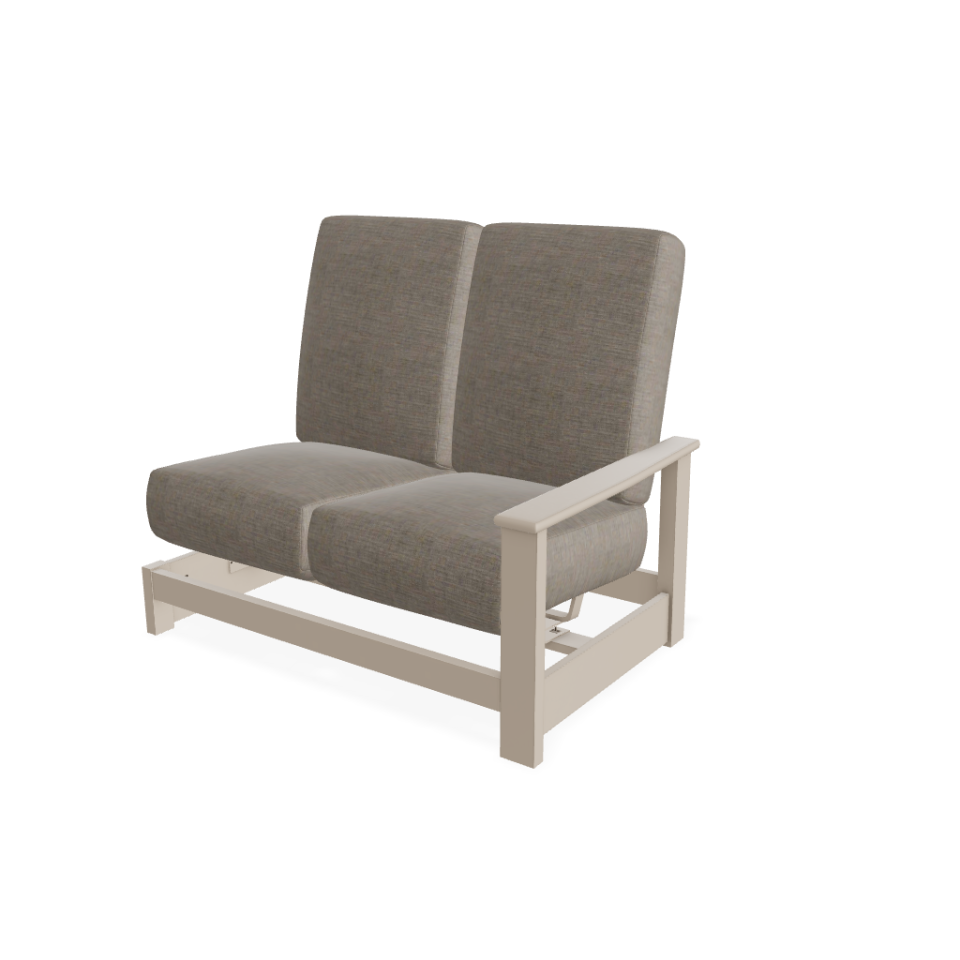 Leward Cushion Right Arm two-seat by Telescope