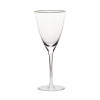 Gold Rim - Hammered Red Wine Glass, 13 Oz