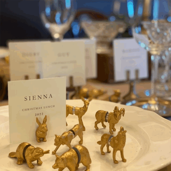 Animal Magnetic Place Card Holders