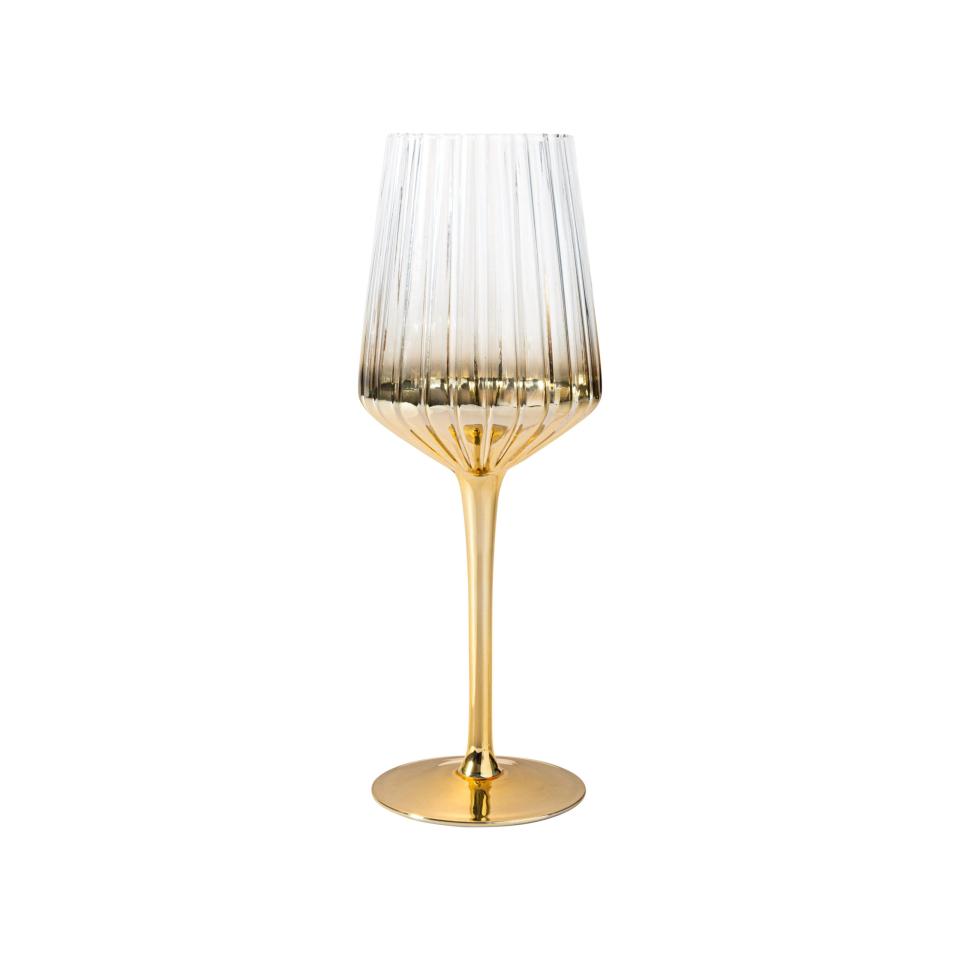 Elegant Gold - White Wine Glass, 16 OZ