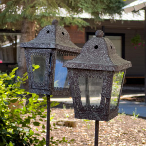 Ground Stone Lanterns