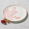 Vikko - Hummingbird, Charger Plate, Blush, 12"
