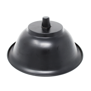 Candle Holder Black Plate