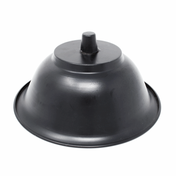 Candle Holder Black Plate