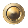 Gold Plastic Charger