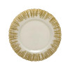 Glass Sunburst Charger Plate Gianna