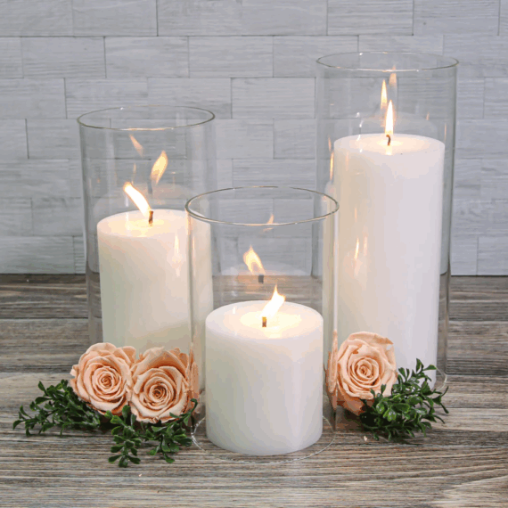 Richland Glass Chimney Candle Shade