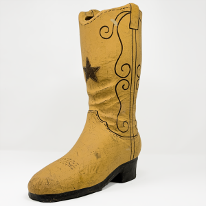 Cowboy Boot Vase