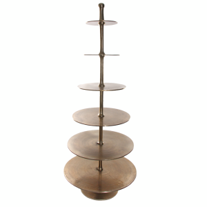 Etagere 6 aged gold