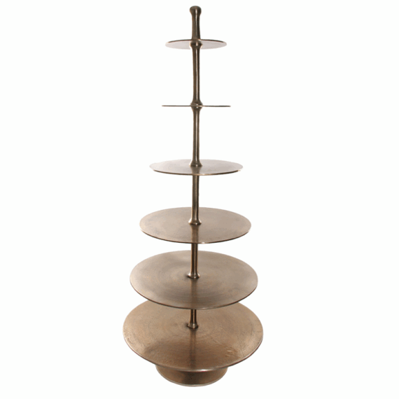 Etagere 6 aged gold