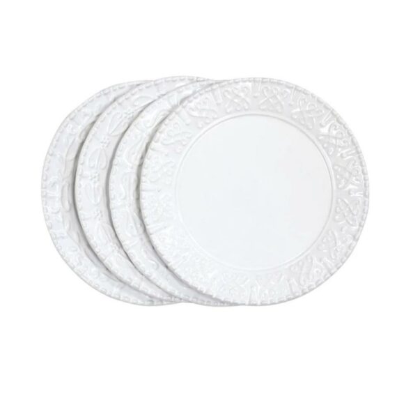 Historia Paper White Plates