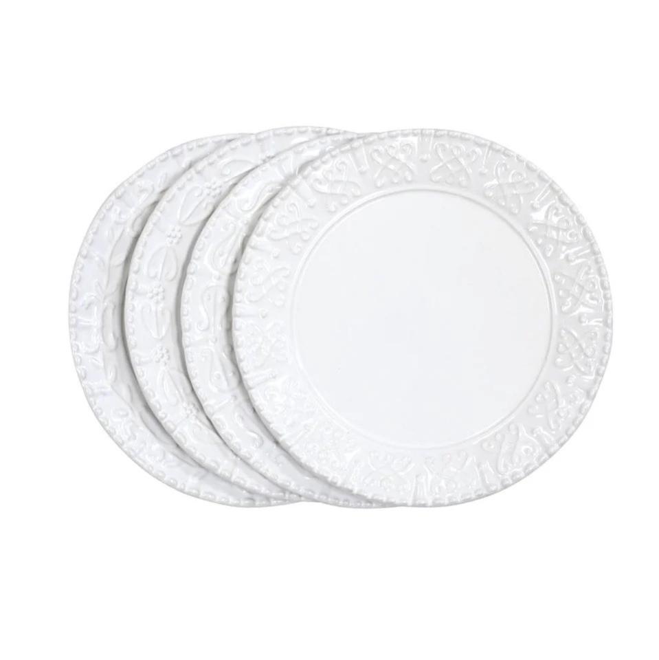 Historia Paper White Plates