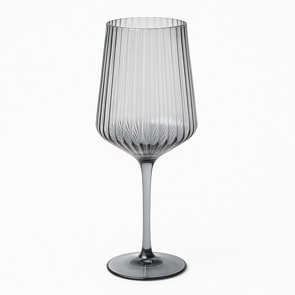 Elegant Smoked - Wine Glass, 18 oz