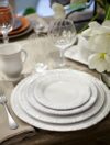 Historia Paper White Plates