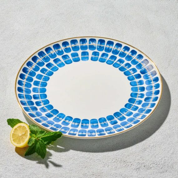 Vikko - Flow Charger Plate Blue