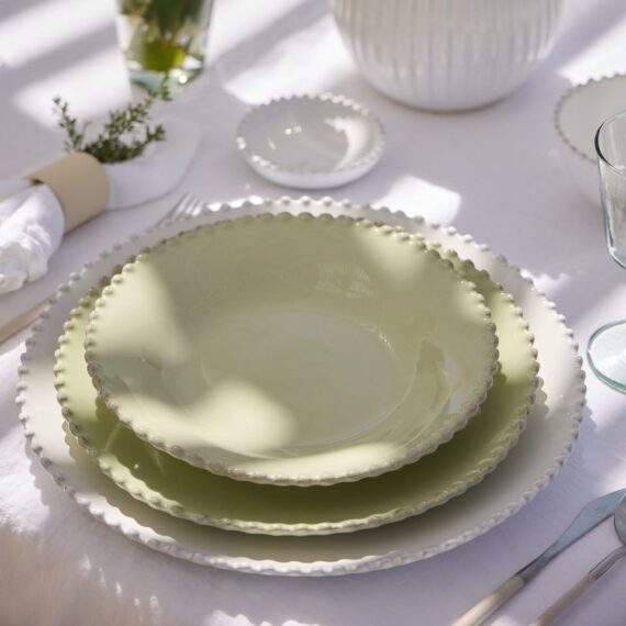 Pearl - Lily Green Plates