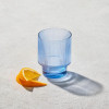 Malibu Blue - Ribbed Rocks Glass -  11 oz