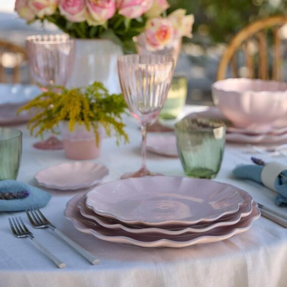 Rosa Plates Pink