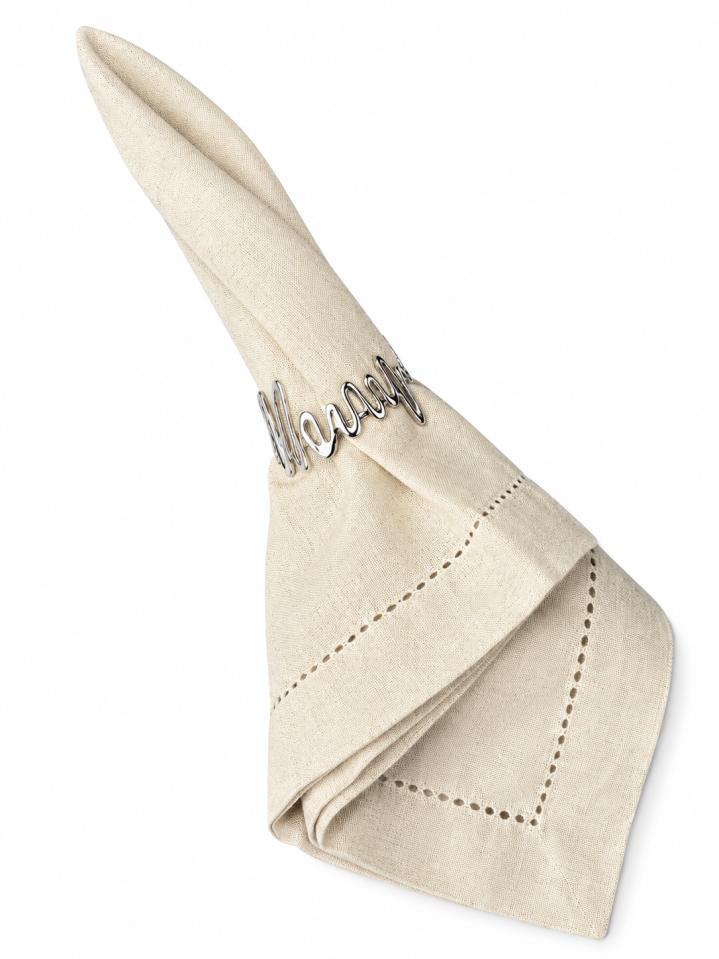 Napkin Ring Metal Silver - 1177