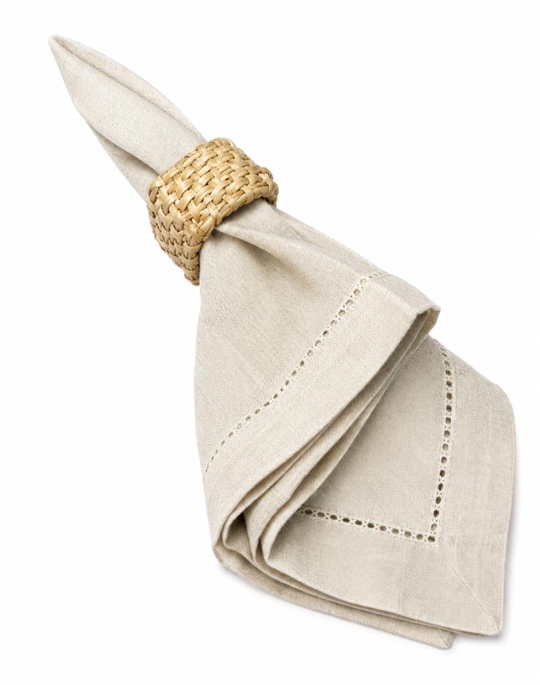 Napkin Ring Handwoven Cane Natural - 1179