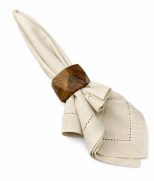 Napkin Ring Wooden Natural - 1187